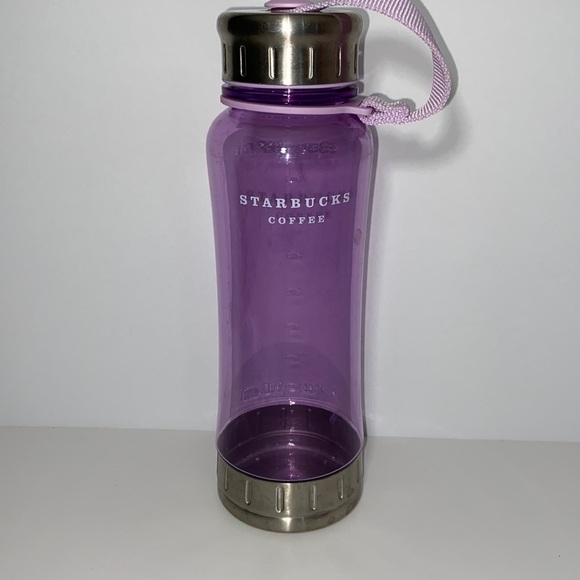 Starbucks tumbler purple plastic metal 18 oz screw top 2006 - Picture 1 of 5
